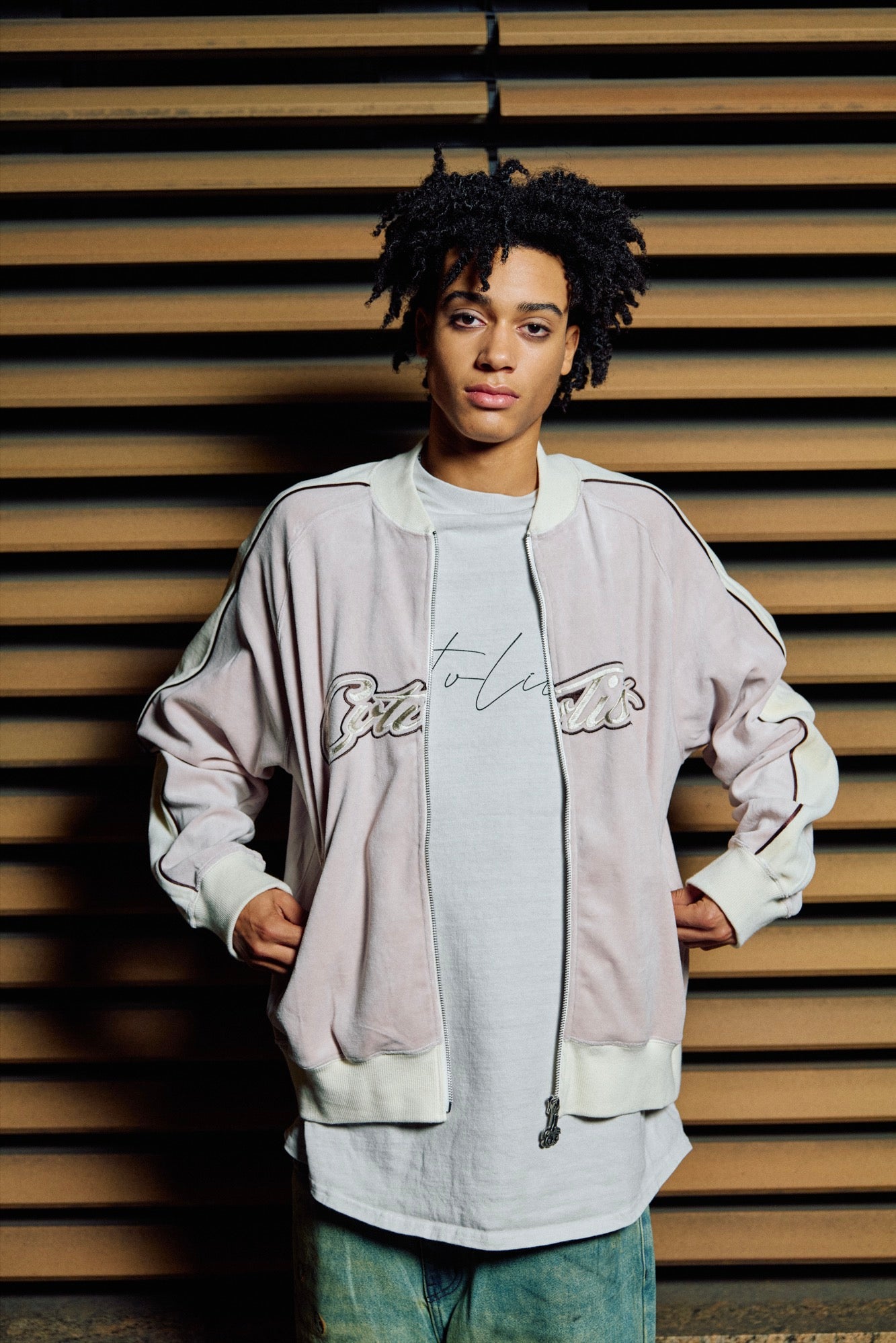 Velour Blouson Pants