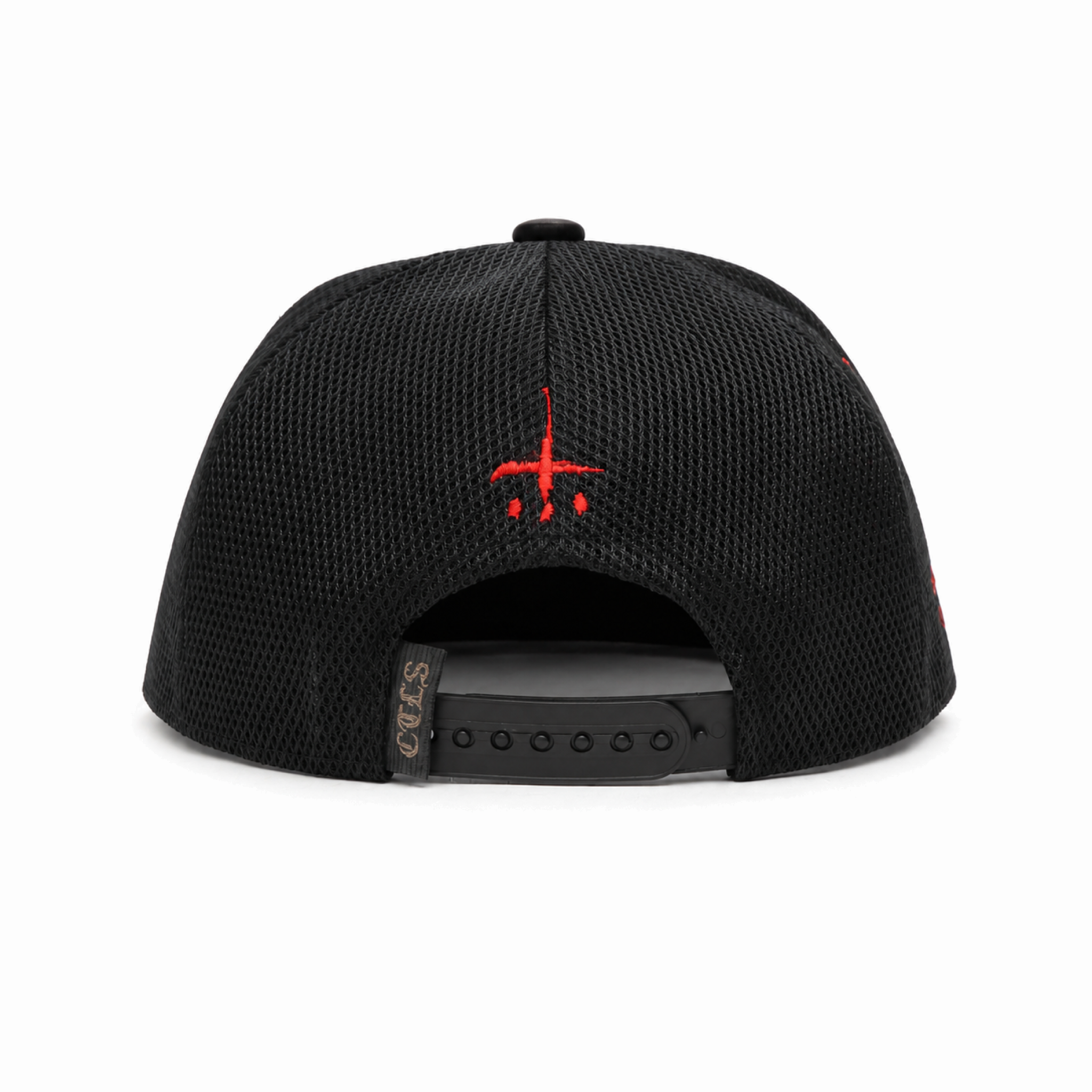 LEATHER SNAPBACK CAP "DIAMOND LOGO"
