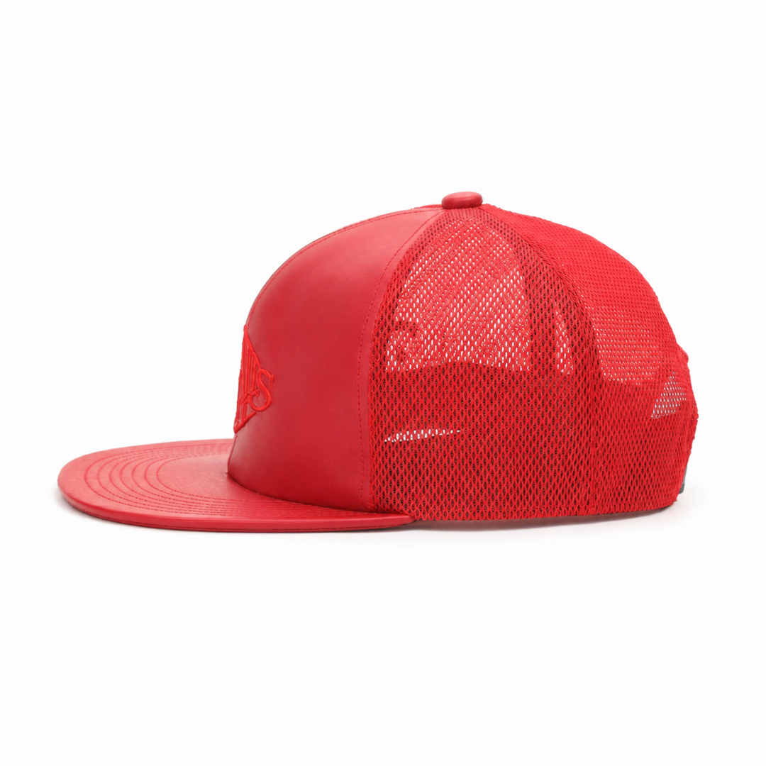 LEATHER SNAPBACK CAP DIAMOND LOGO image 10