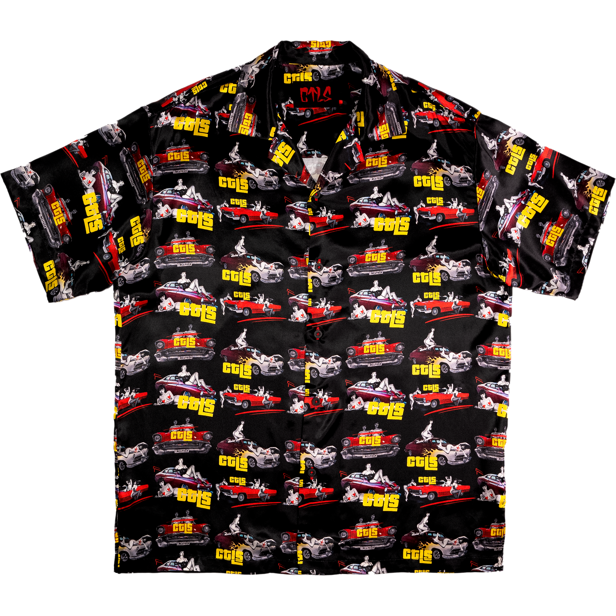 50's Bettie Satin Shirt