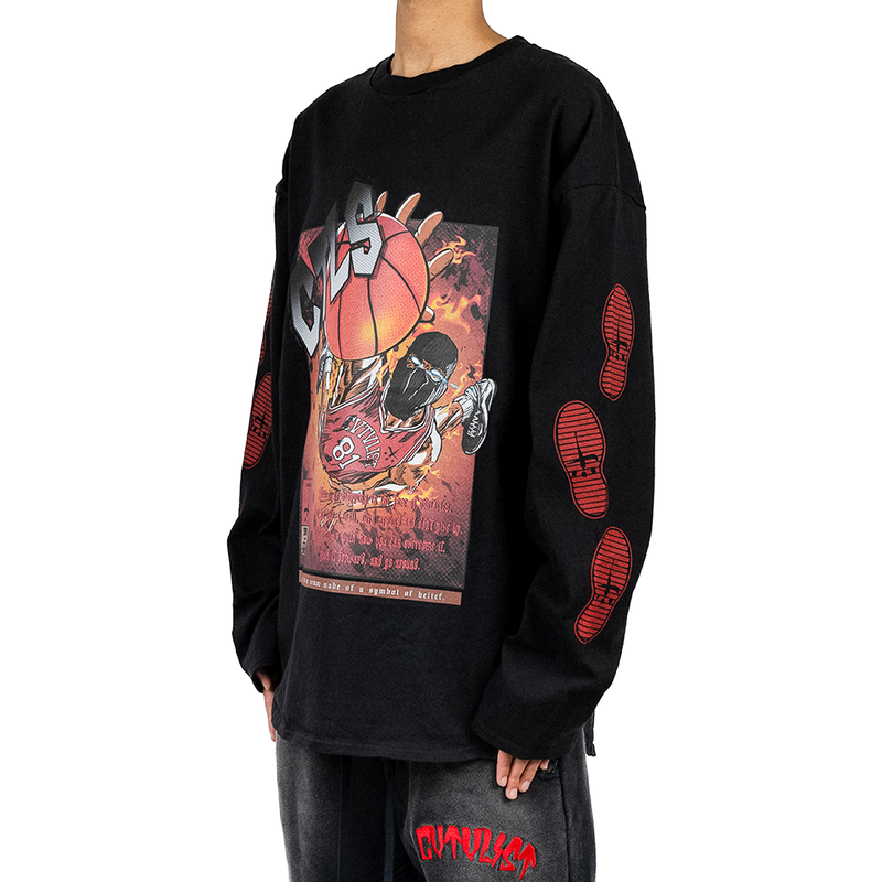 CTLS | Basket Ball Comics Longsleeve Tee