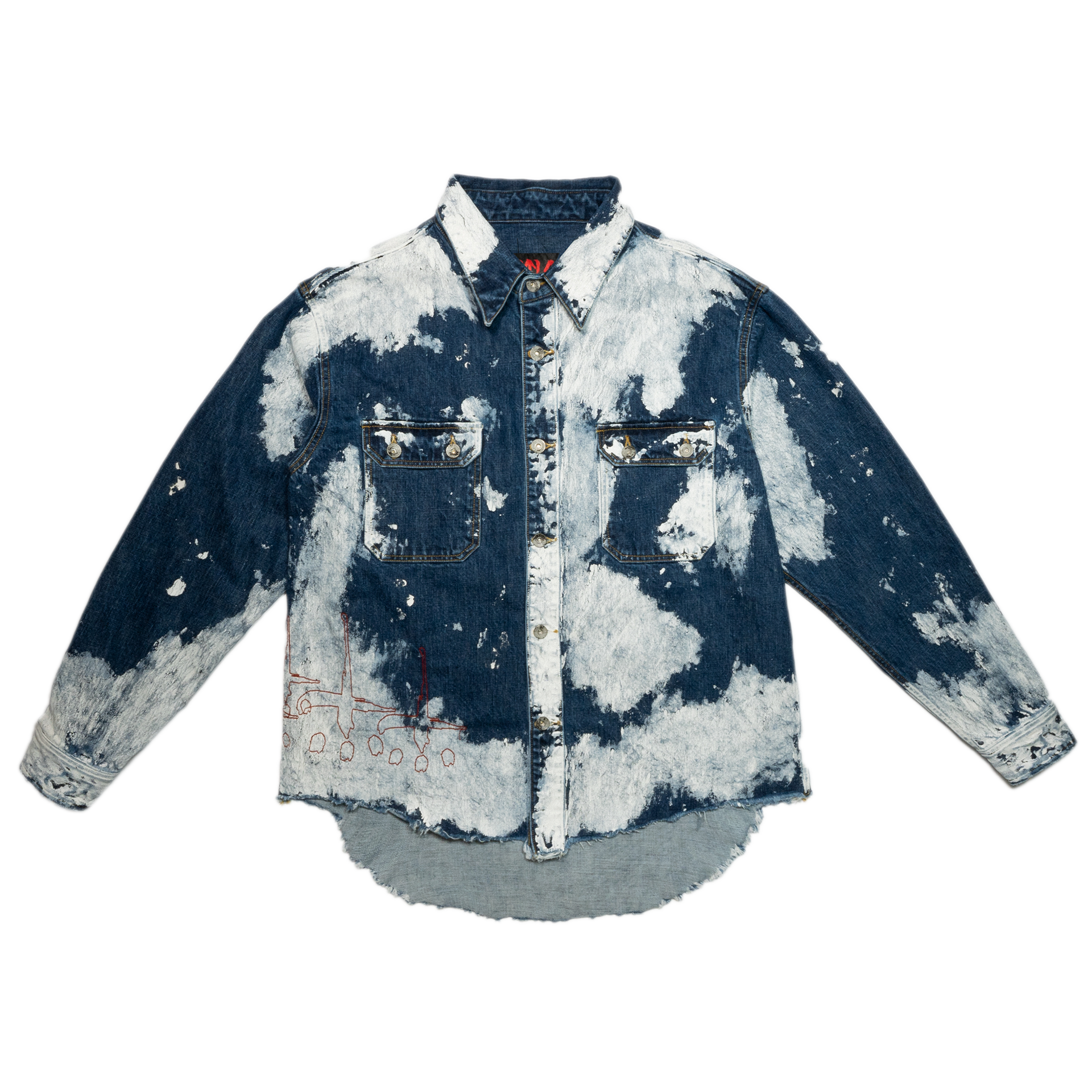 Painted Denim Shirt