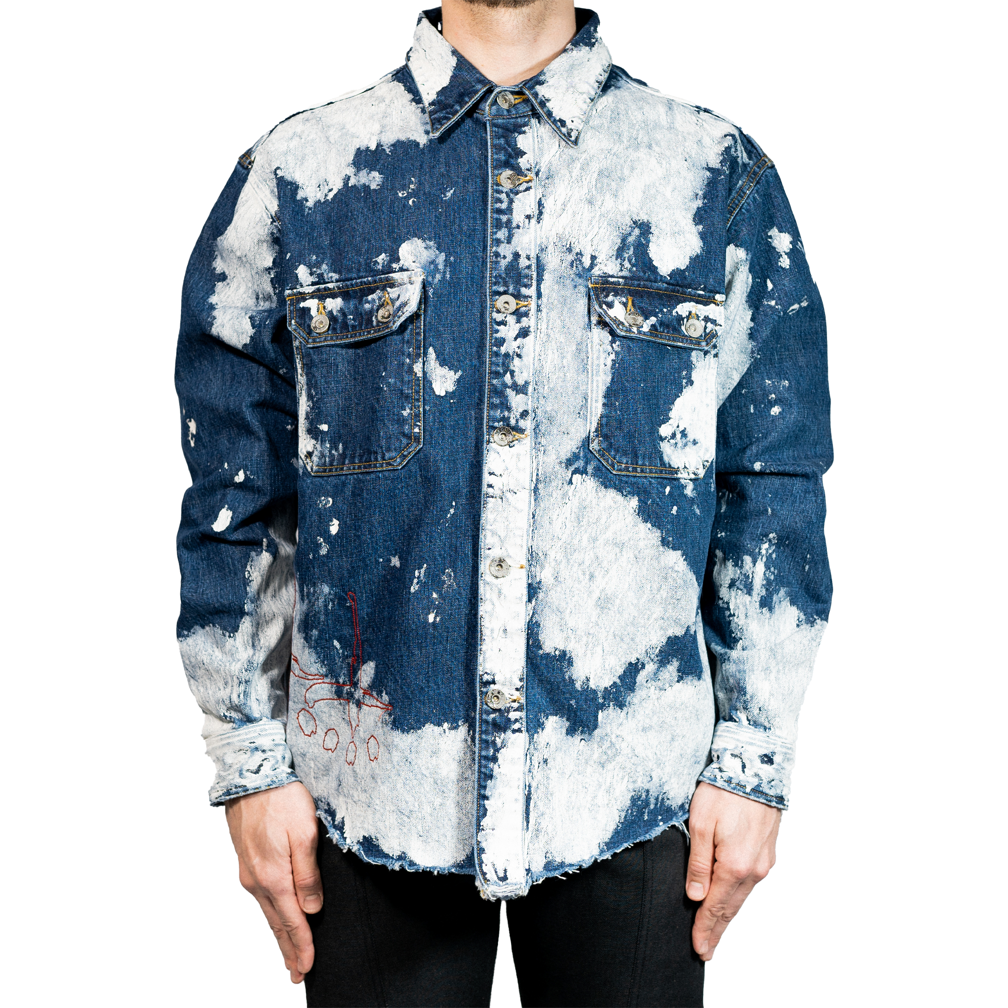 Painted Denim Shirt