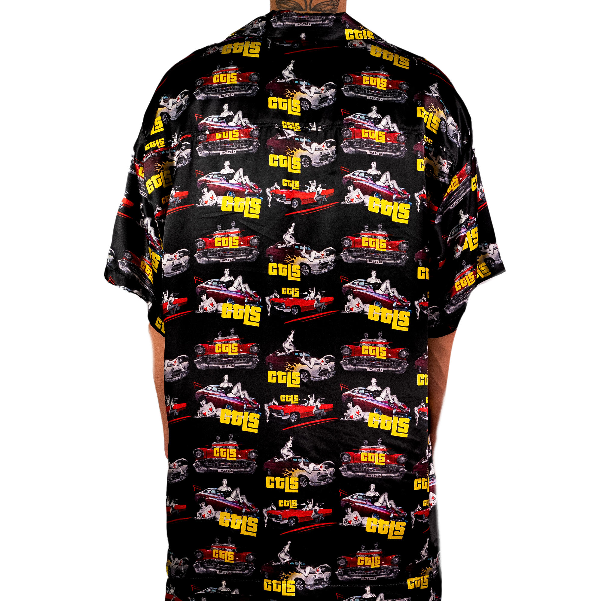 50's Bettie Satin Shirt