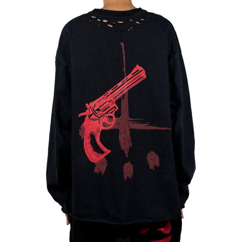 CTLS | "TIES" Destroyed Longsleeve Tee