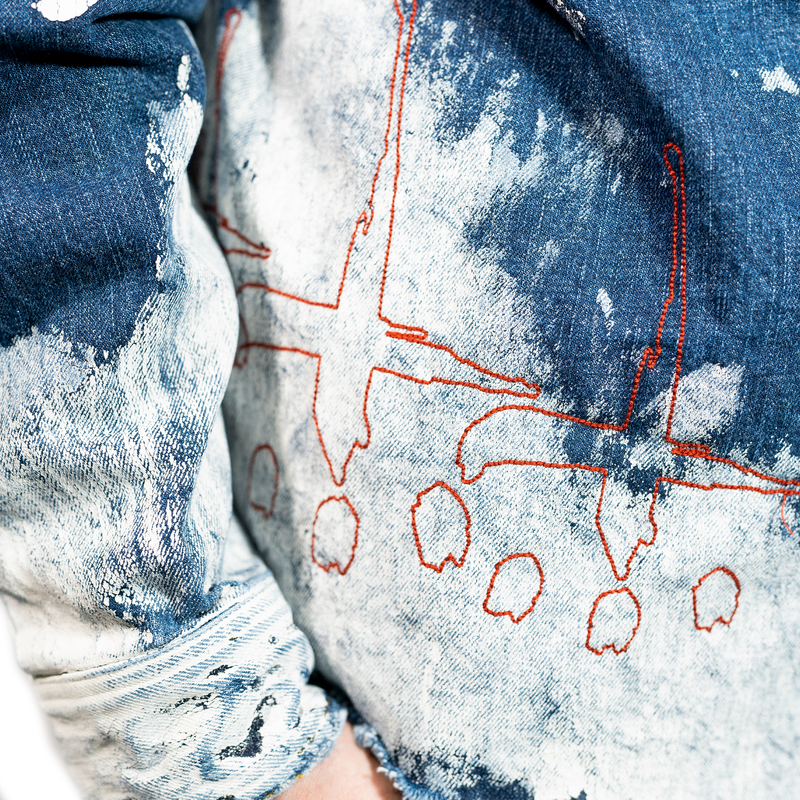 CTLS | Painted Denim Shirt