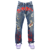 CTLS & MYne REMAKE BORO DENIM PANTS