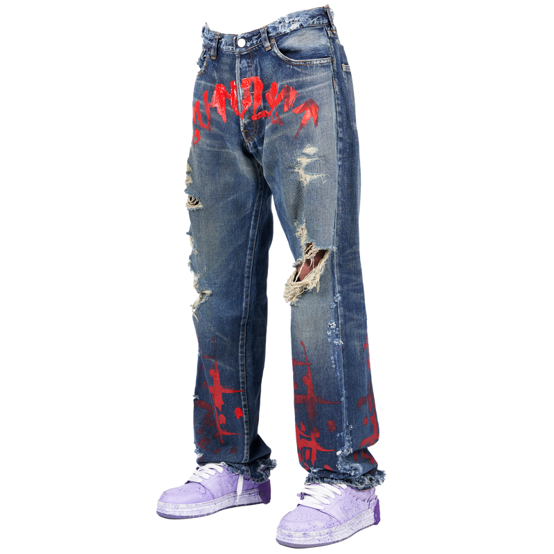 CTLS & MYne REMAKE BORO DENIM PANTS