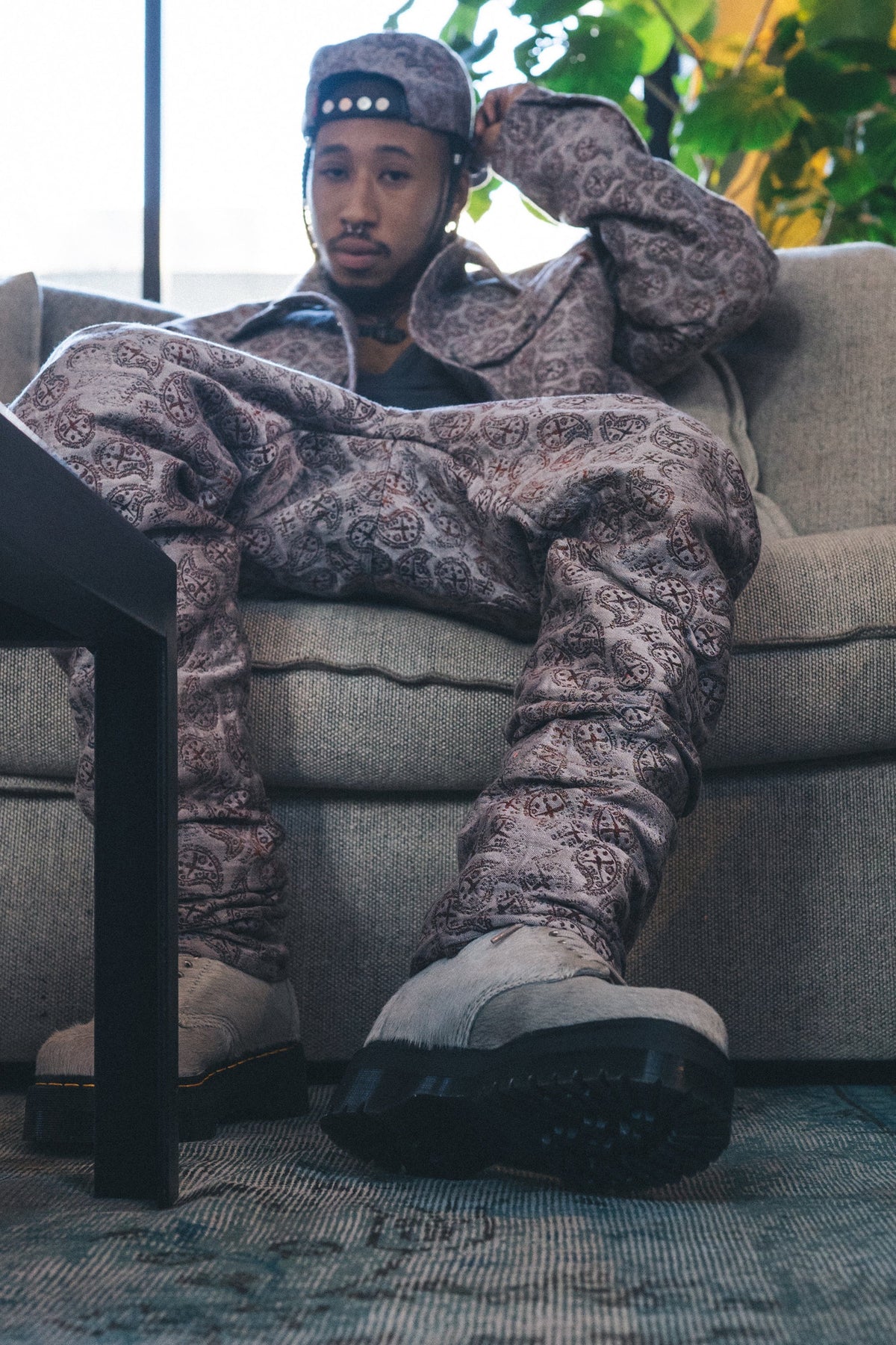 Jacquard Pants