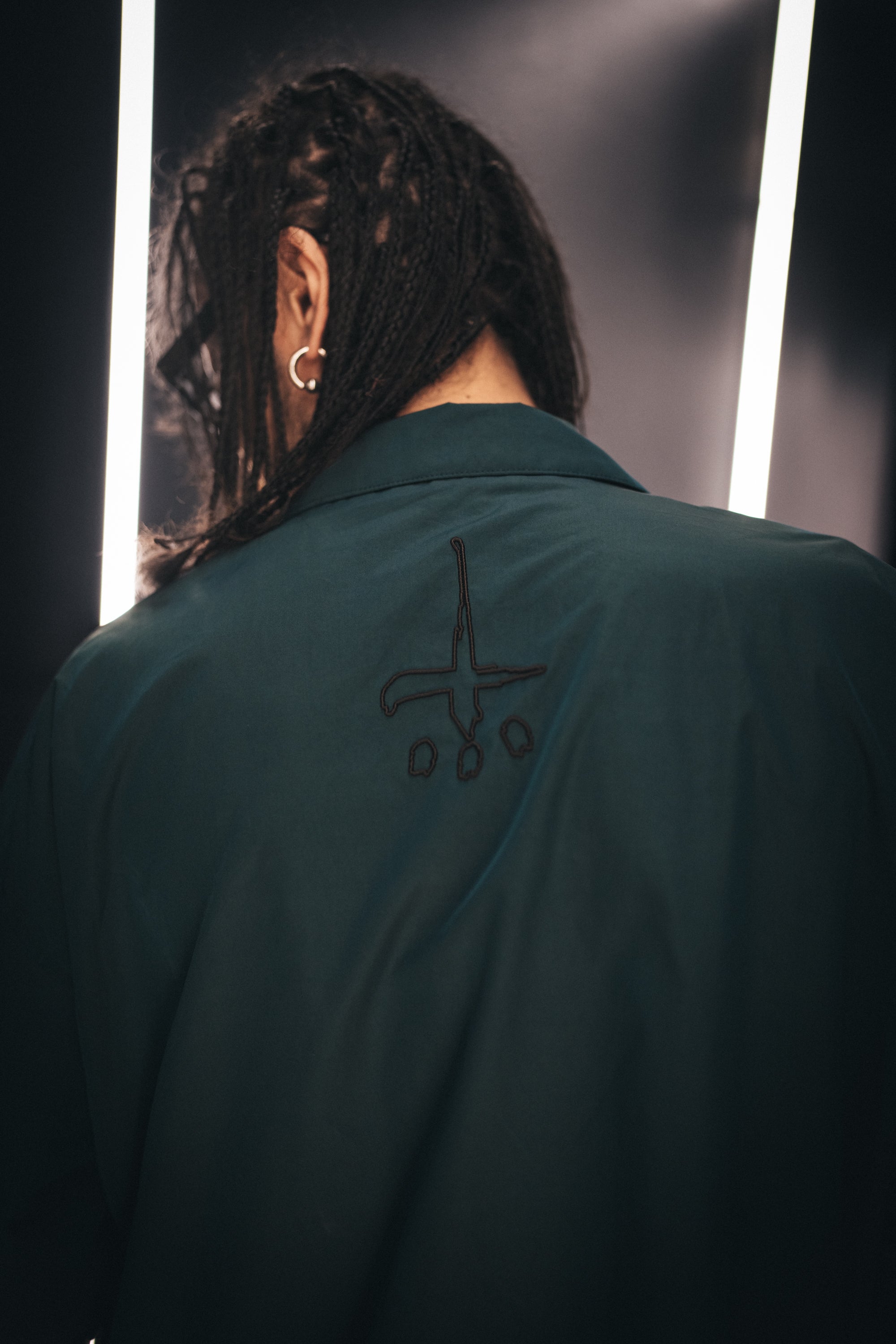 Vegan Leather Pocket Shirt