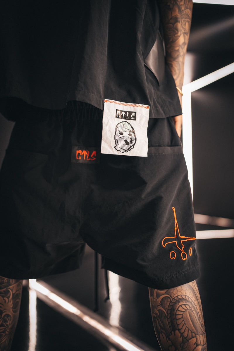 CTLS | Vegan Leather Pocket Shorts