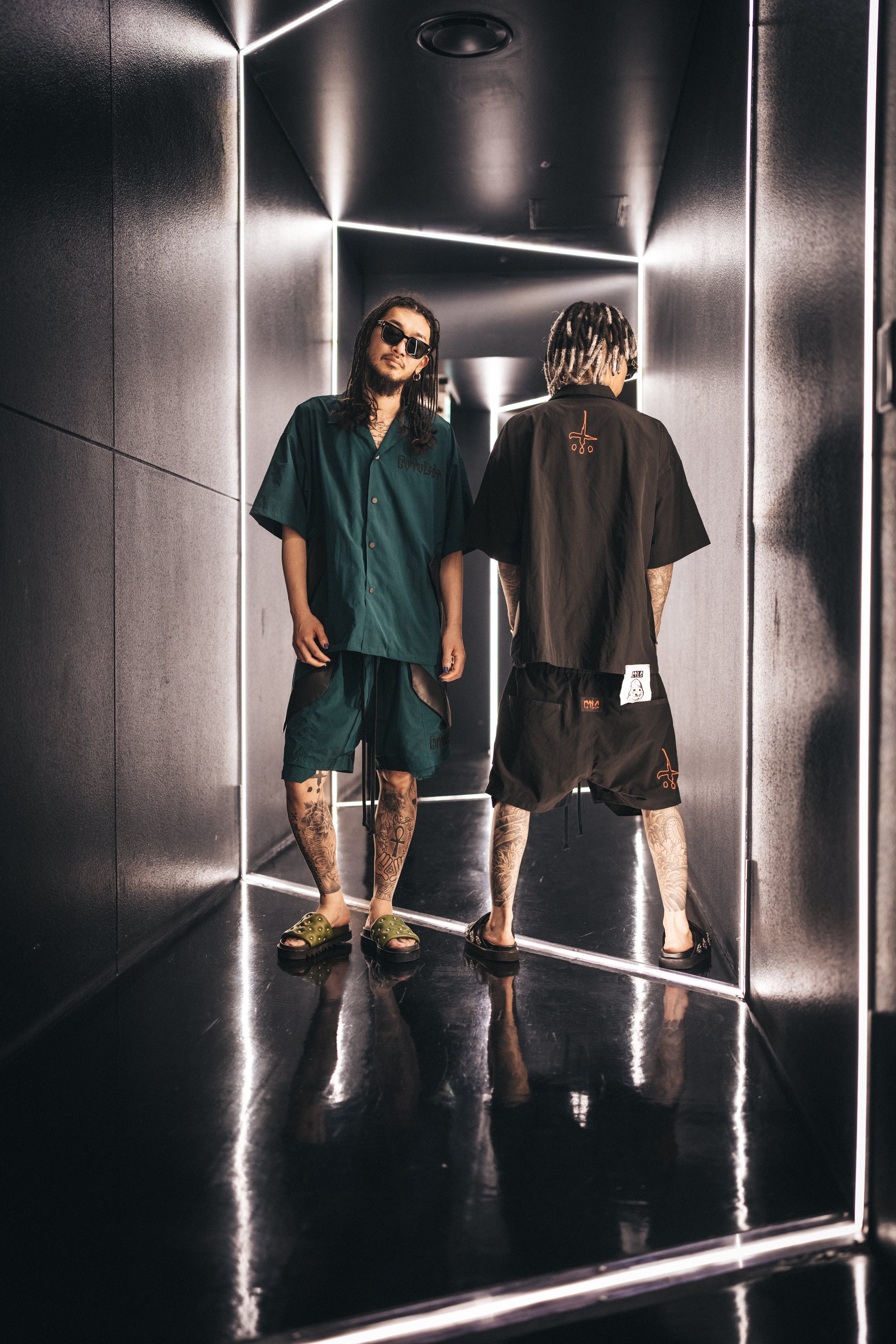 Vegan Leather Pocket Shirt