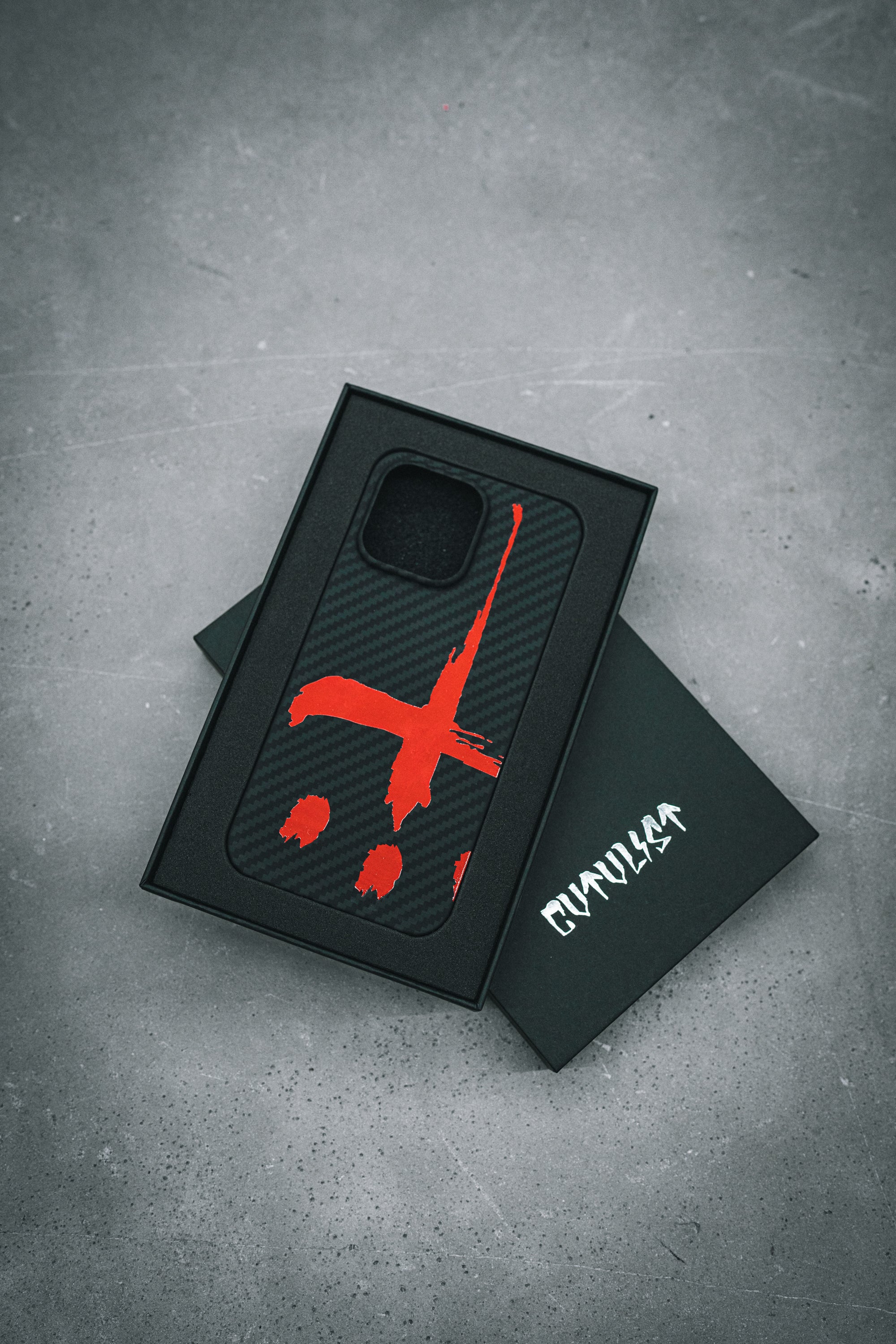 Big Cross Carbon iPhone Case for 13 Pro Max