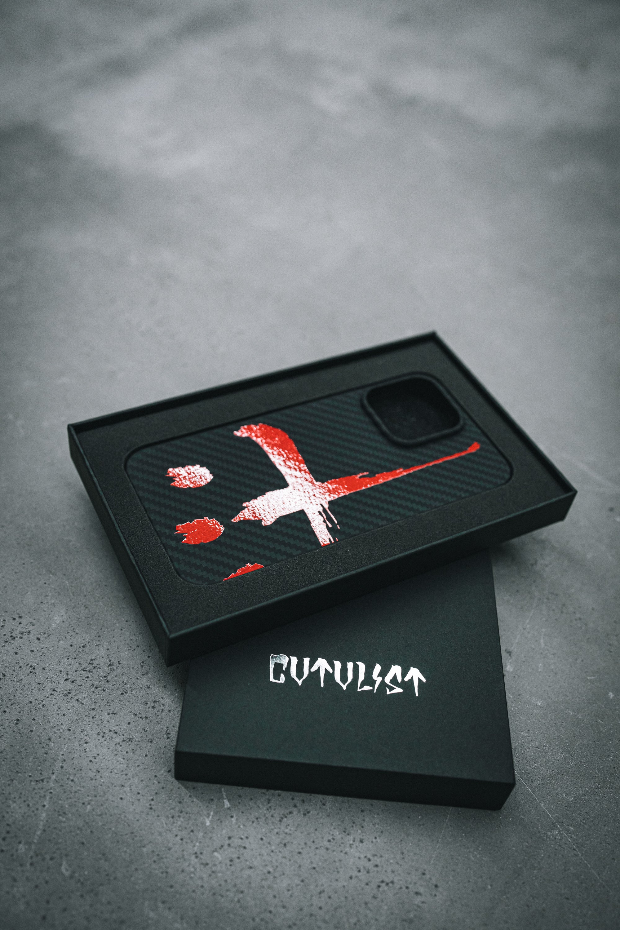 Big Cross Carbon iPhone Case for 13 Pro Max