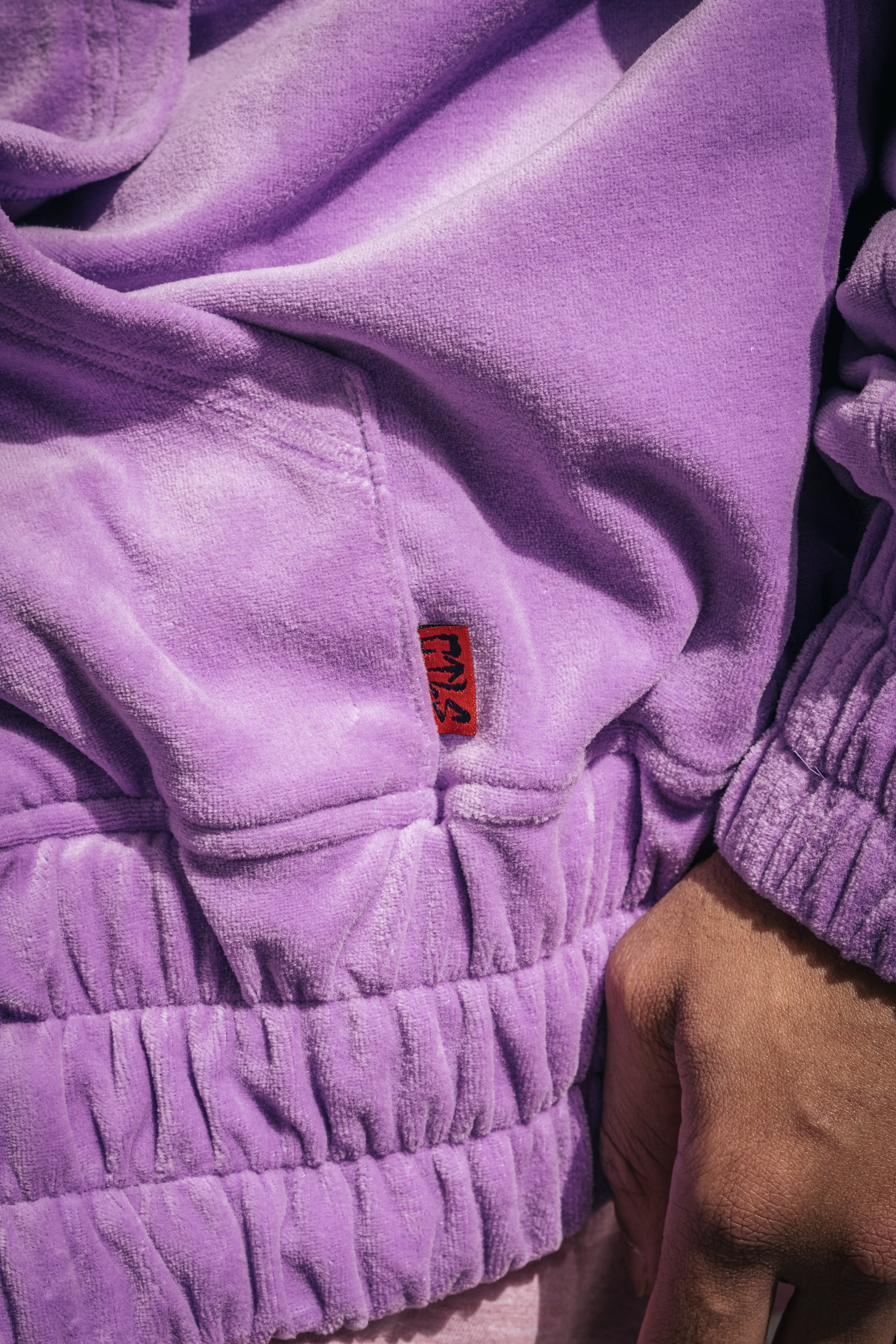 Velour Track Jacket