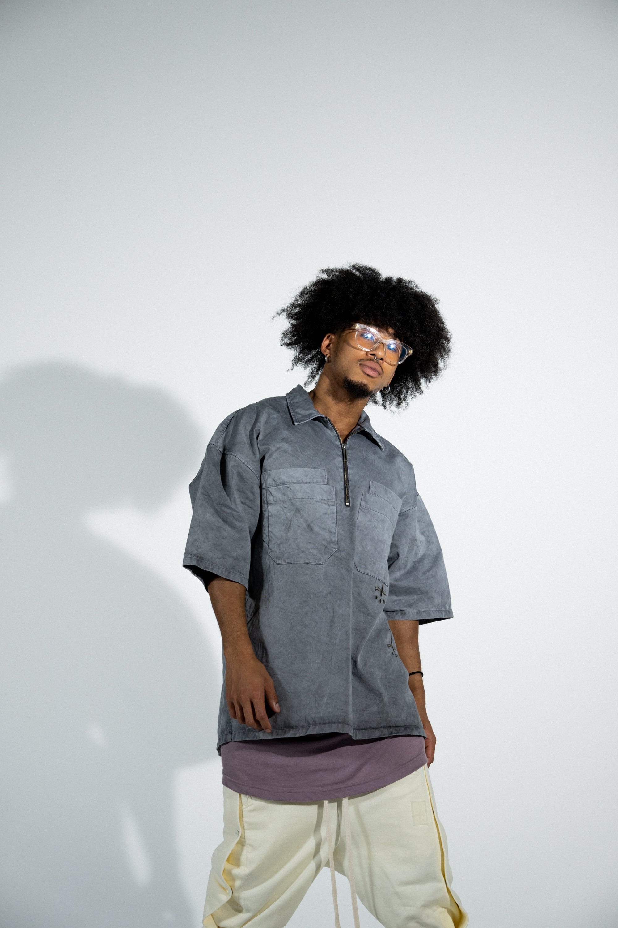 Double Pocket Short Sleeve Shirt