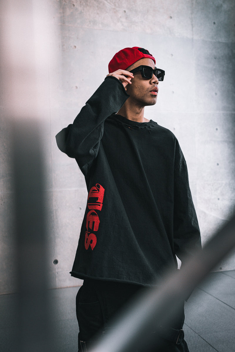 CTLS | "TIES" Destroyed Longsleeve Tee