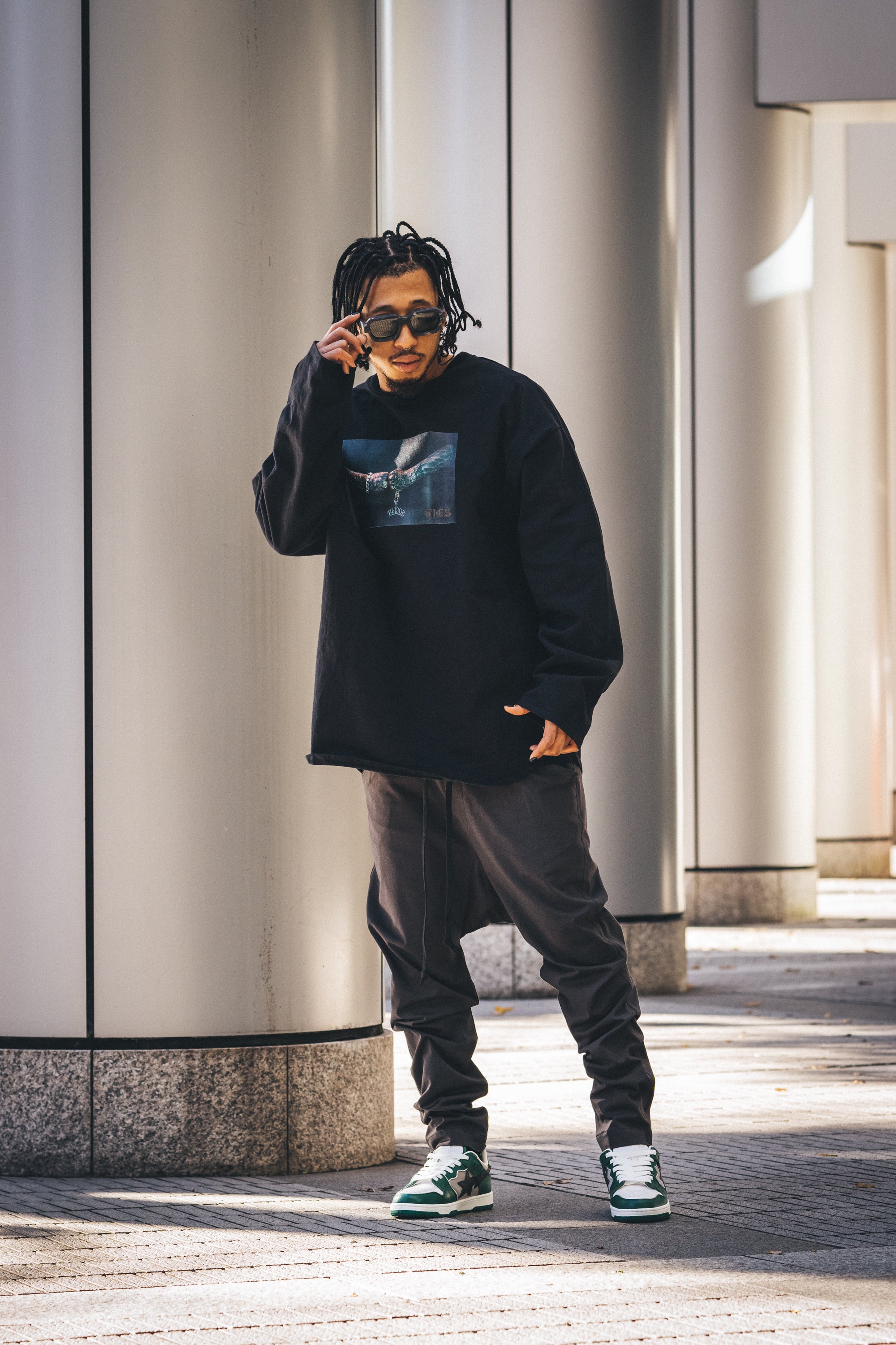 "TIES" Photo Longsleeve Tee