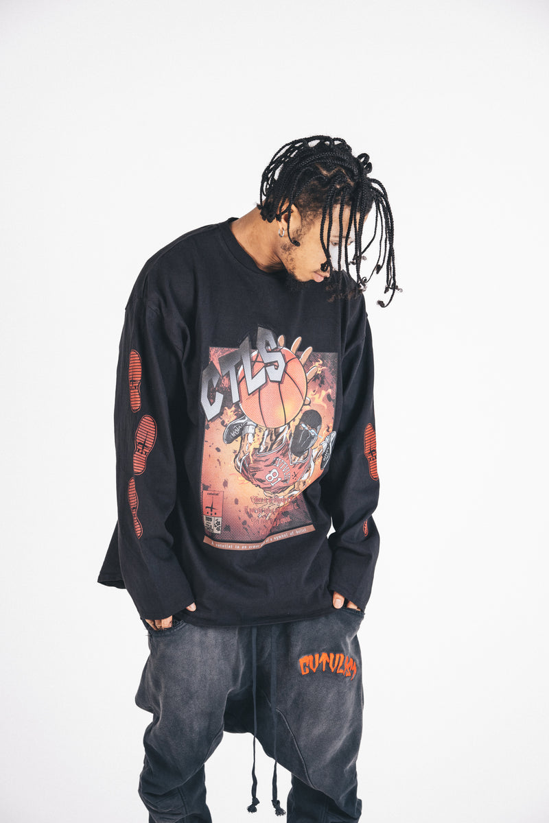 CTLS | Basket Ball Comics Longsleeve Tee