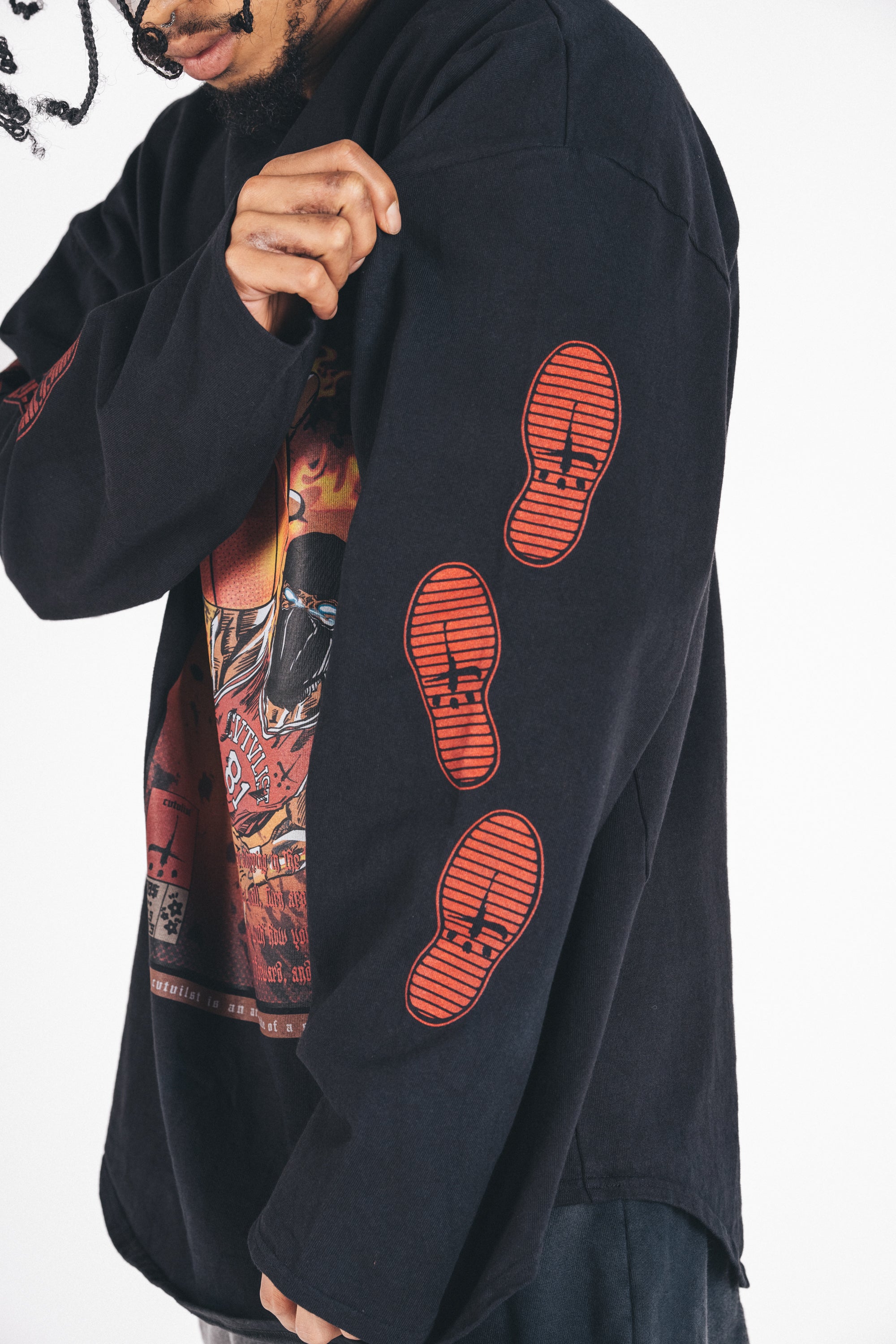 Basket Ball Comics Longsleeve Tee