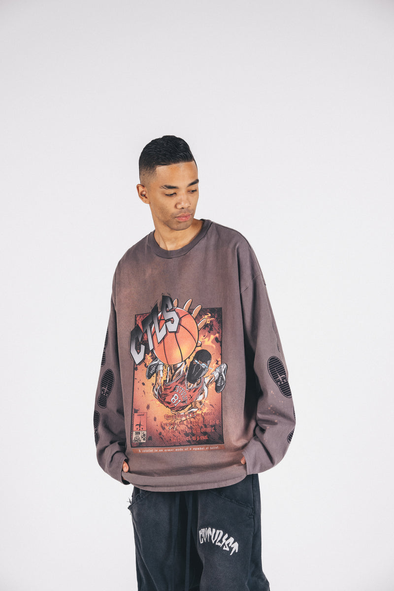 CTLS | Basket Ball Comics Longsleeve Tee