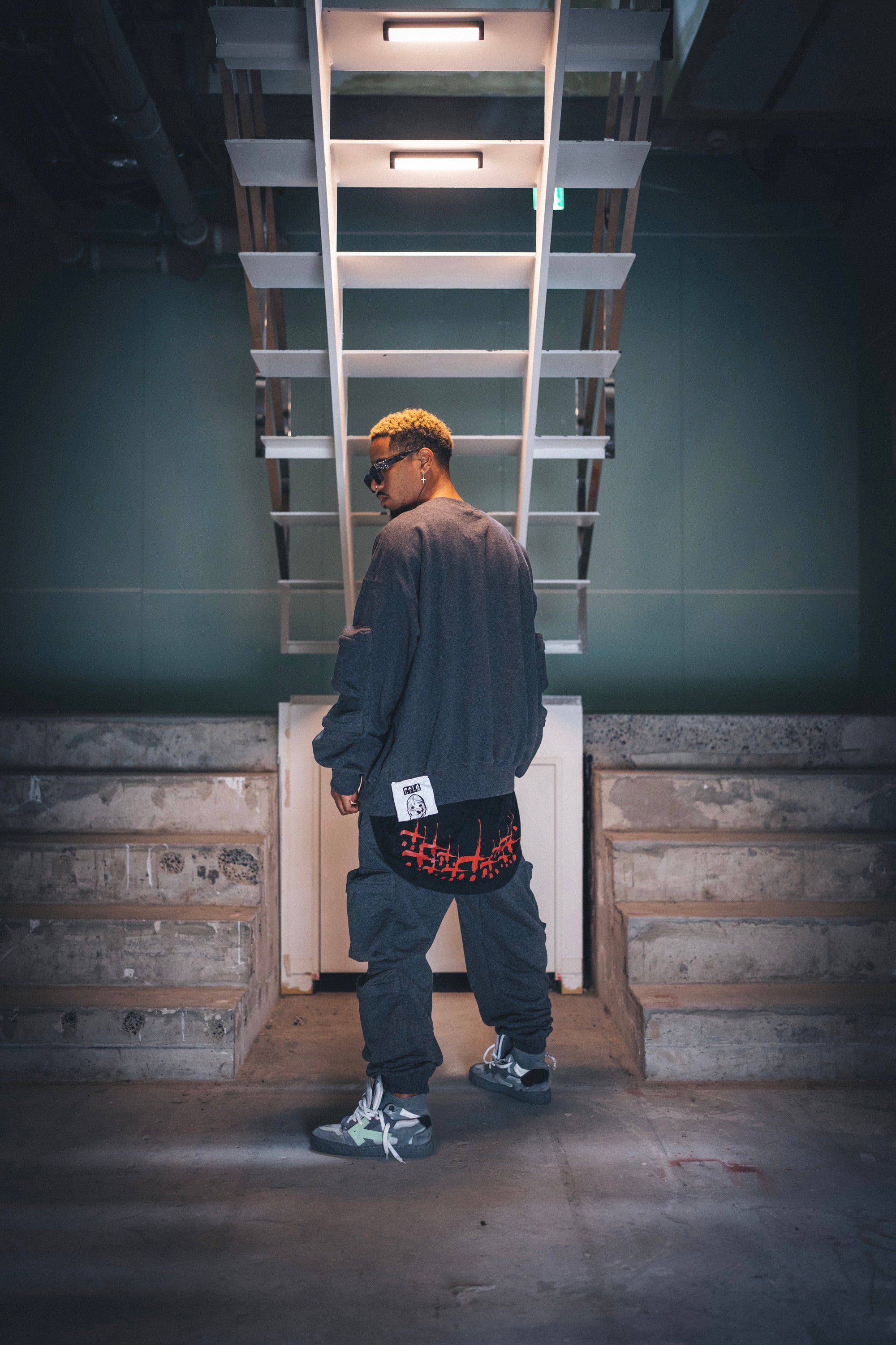 Side Pocket Crewneck