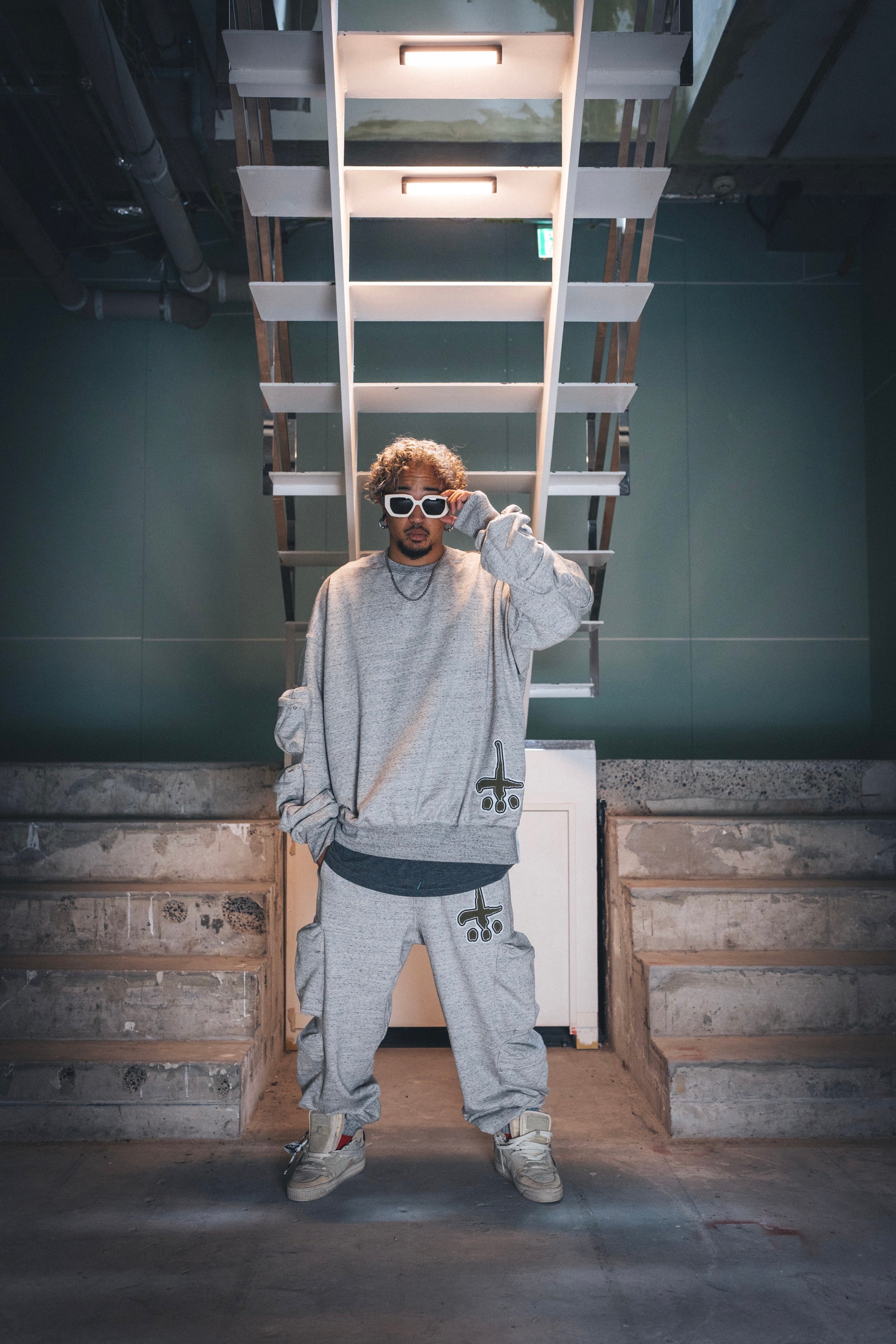 Side Pocket Crewneck