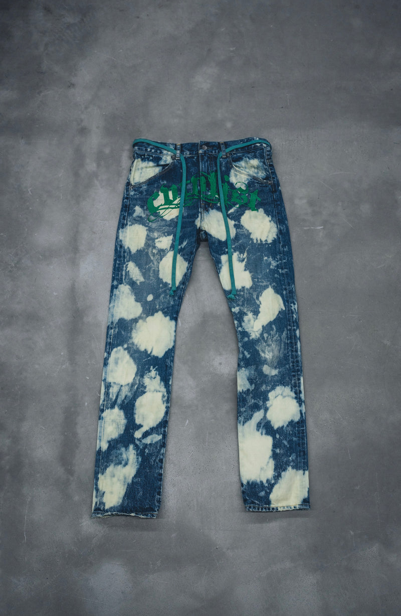 CTLS | "CVTVLIST" Denim Pants [Bleach*Green]