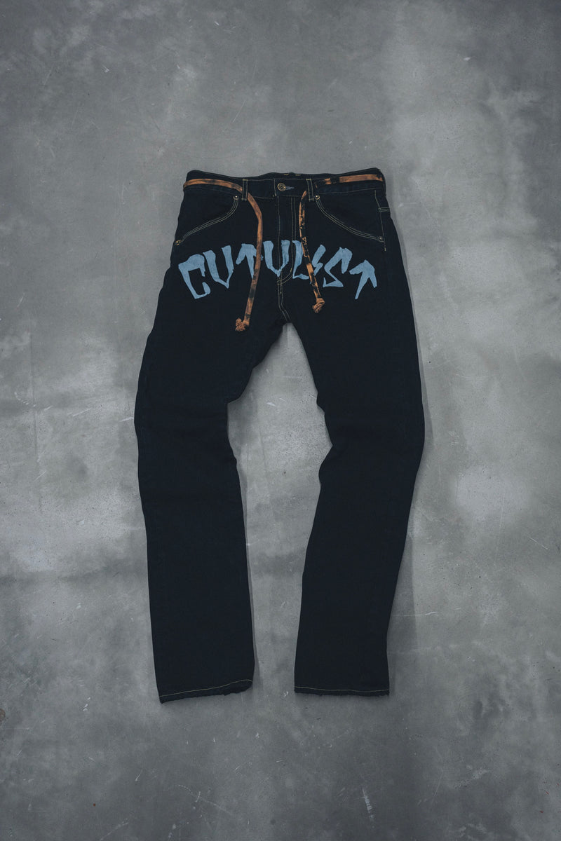 CTLS | "CVTVLIST" Denim Pants [Black*Blue]