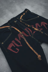 CTLS | "CVTVLIST" Denim Pants [Black*Red]