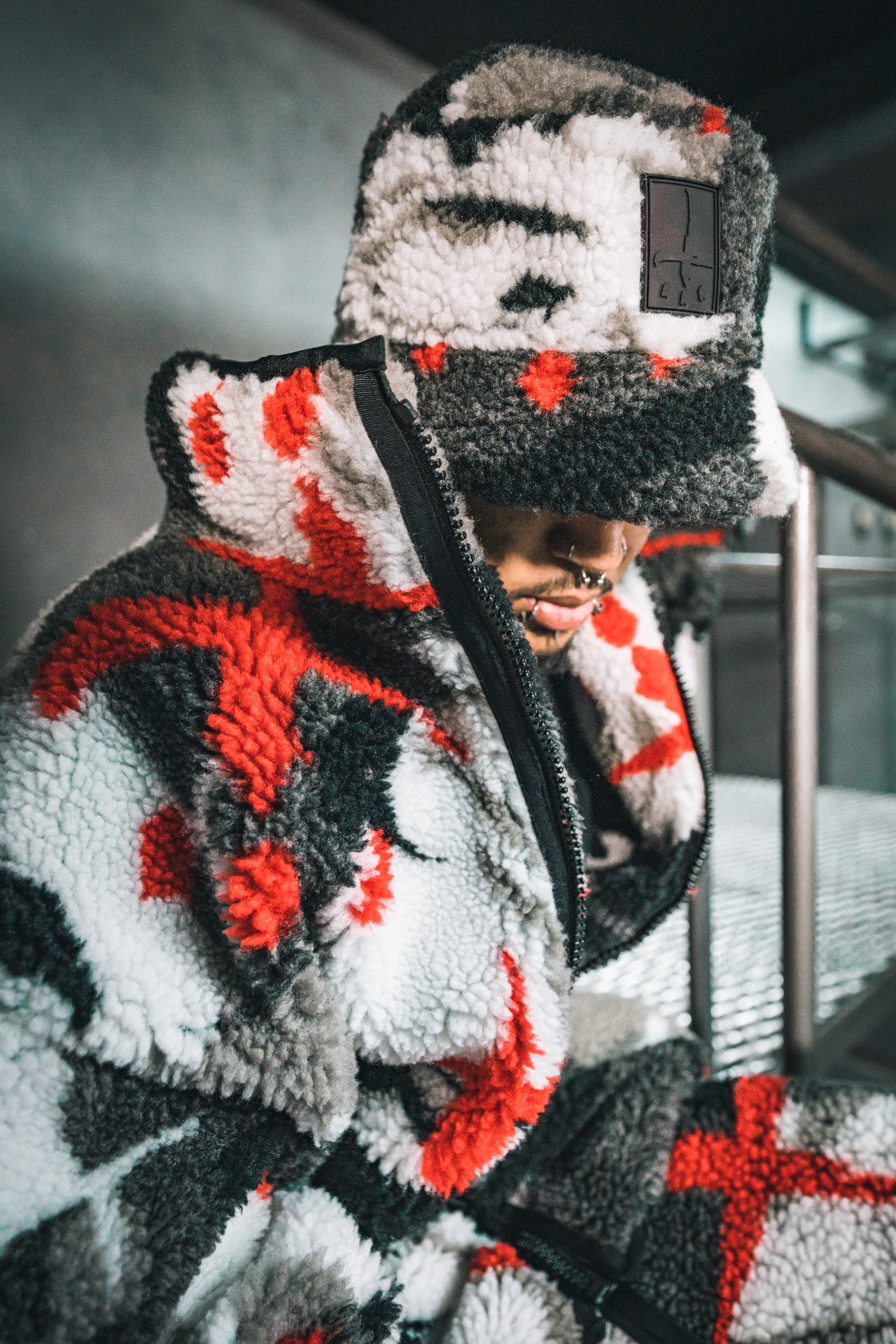 "Camo" Fleece Jacket