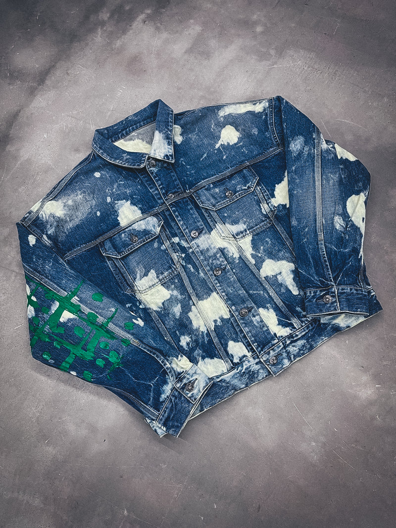 CTLS | "CVTVLIST" Denim Jacket [Bleach*Green]