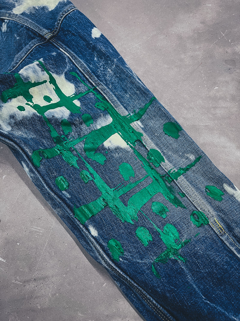 CTLS | "CVTVLIST" Denim Jacket [Bleach*Green]