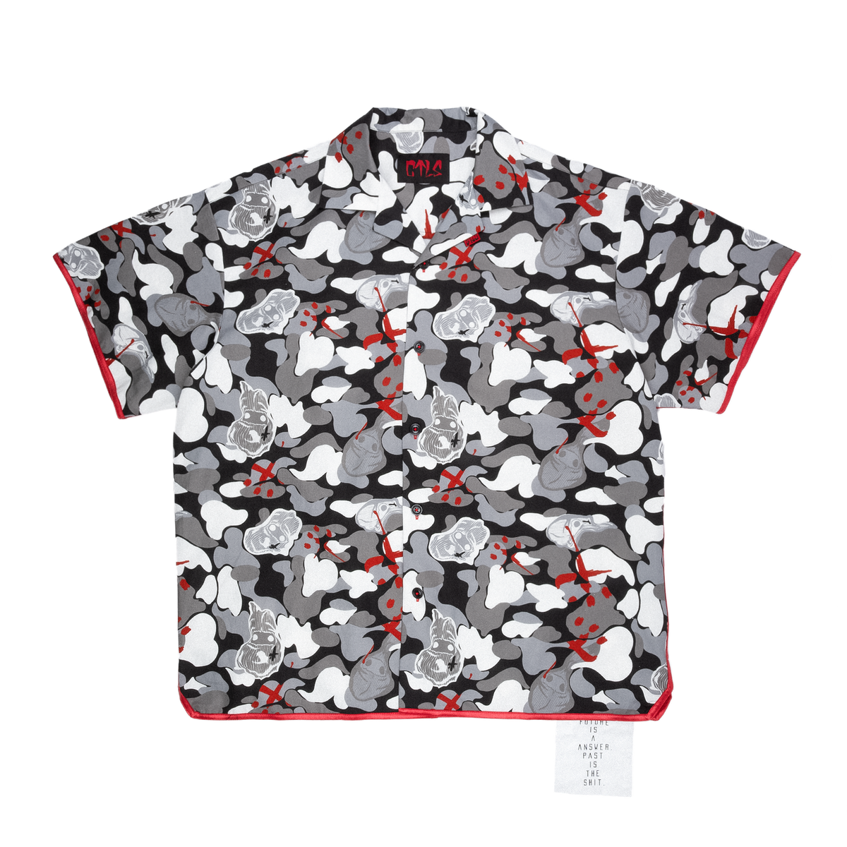 "CREW" Camo Short Sleeve Shirt