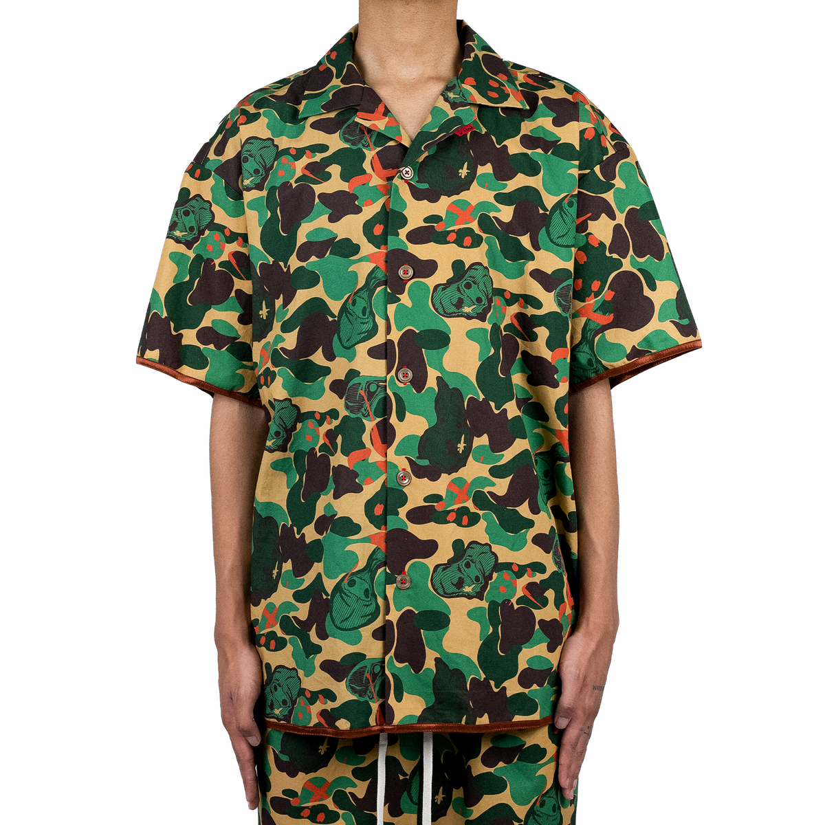 "CREW" Camo Short Sleeve Shirt