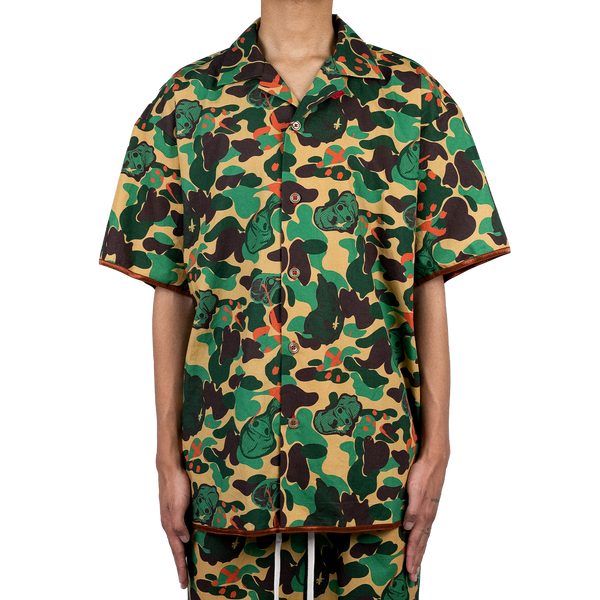 CTLS | "CREW" Camo Short Sleeve Shirt