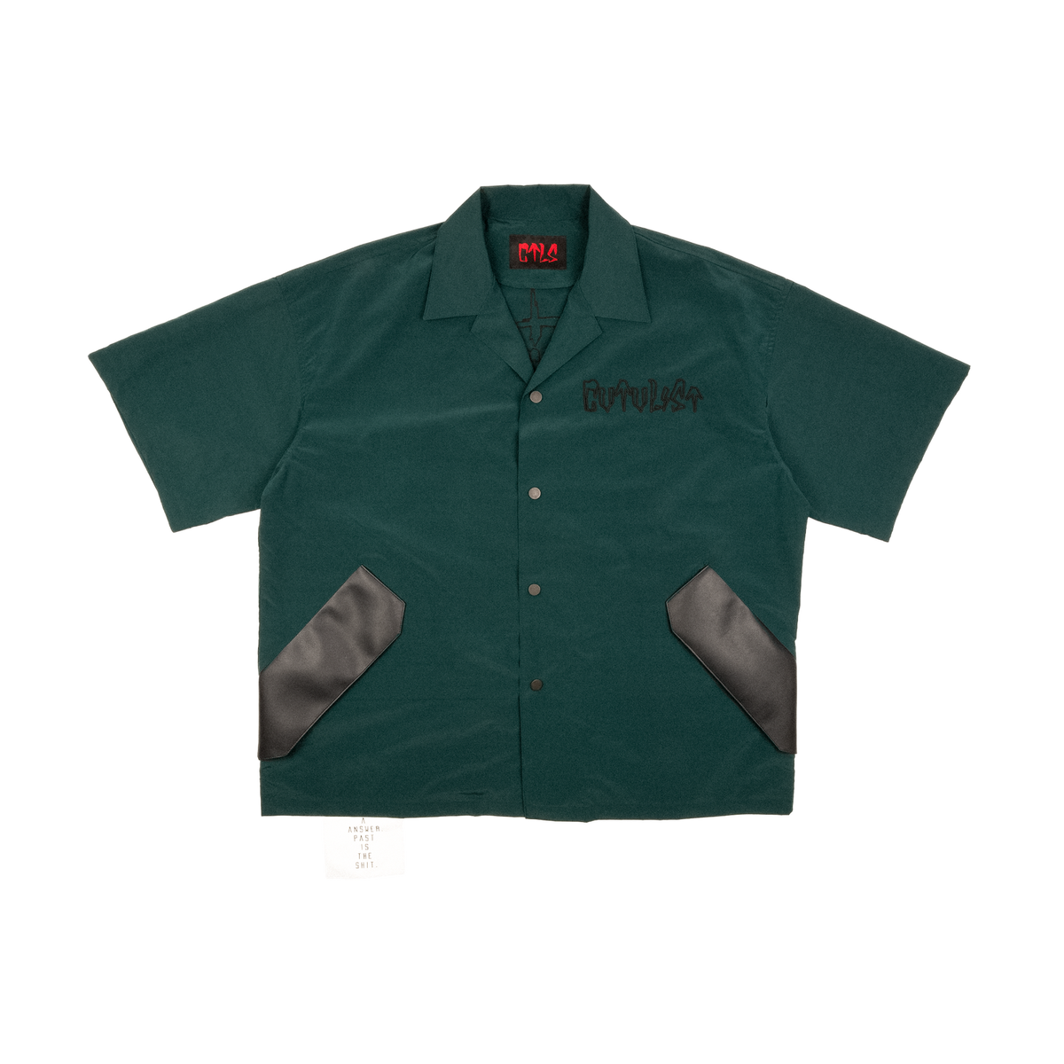 Vegan Leather Pocket Shirt