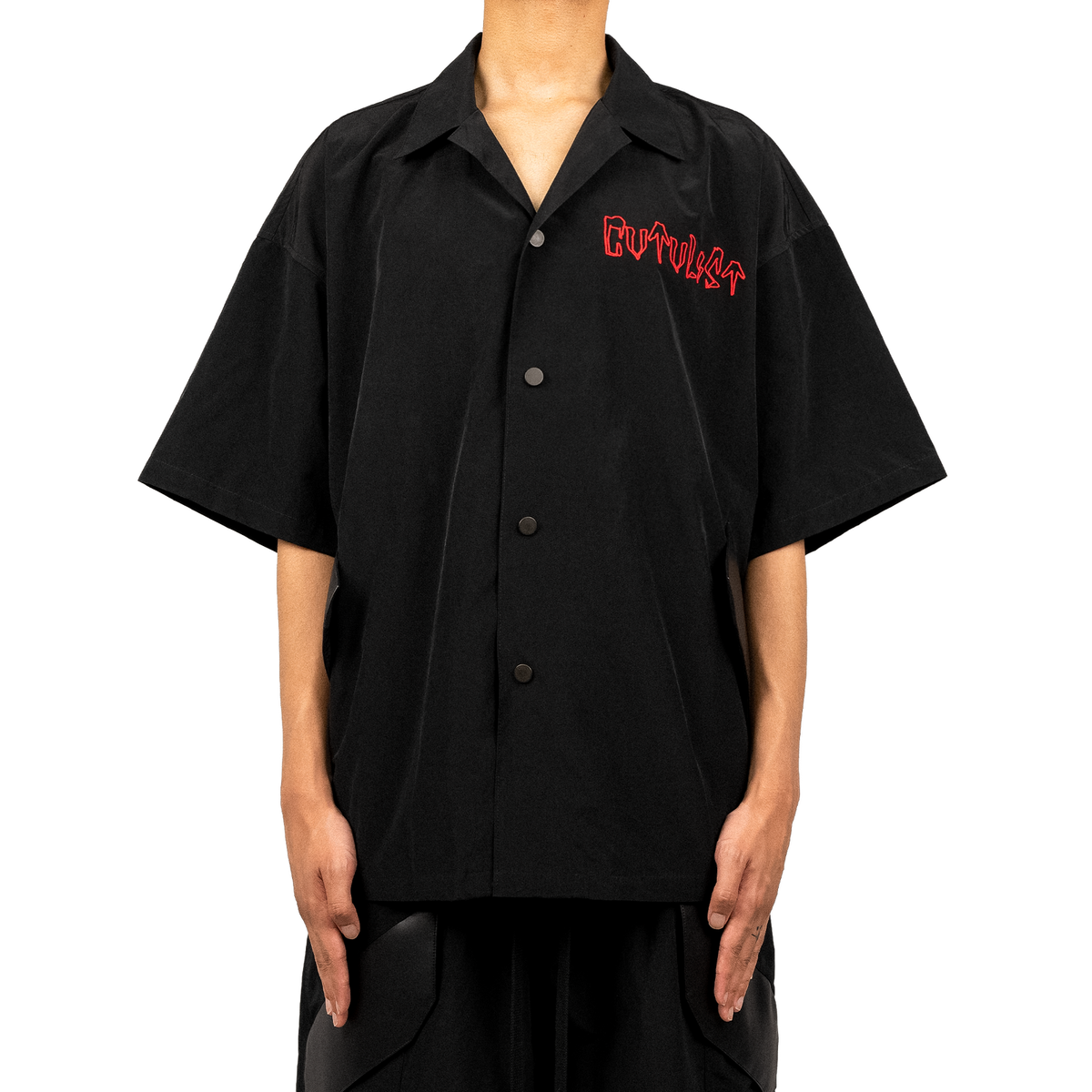 Vegan Leather Pocket Shirt