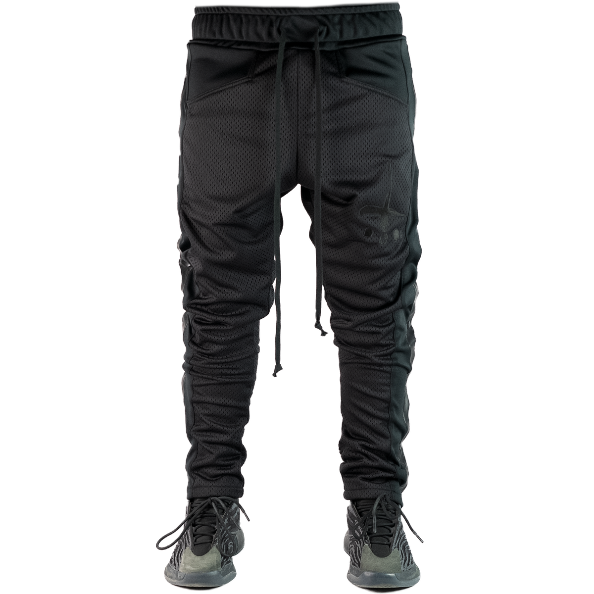 Vegan Leather Side Snap Pants