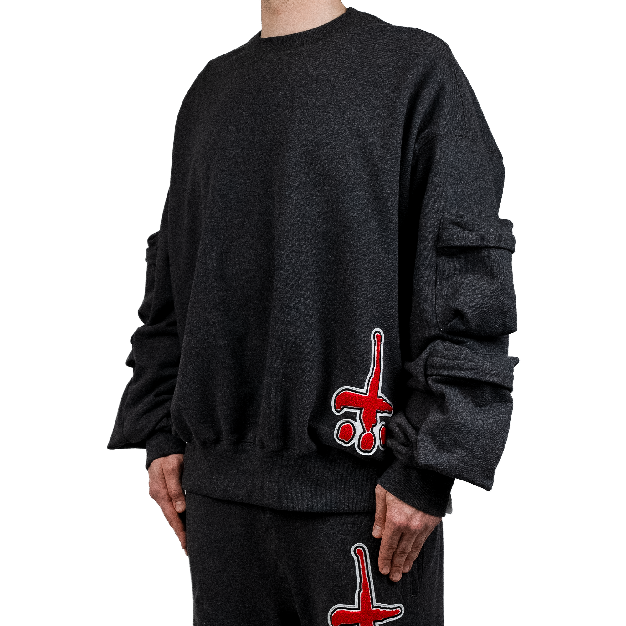 Side Pocket Crewneck