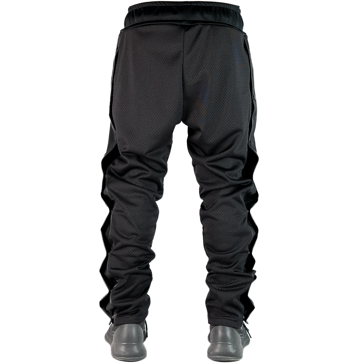 Vegan Leather Side Snap Pants