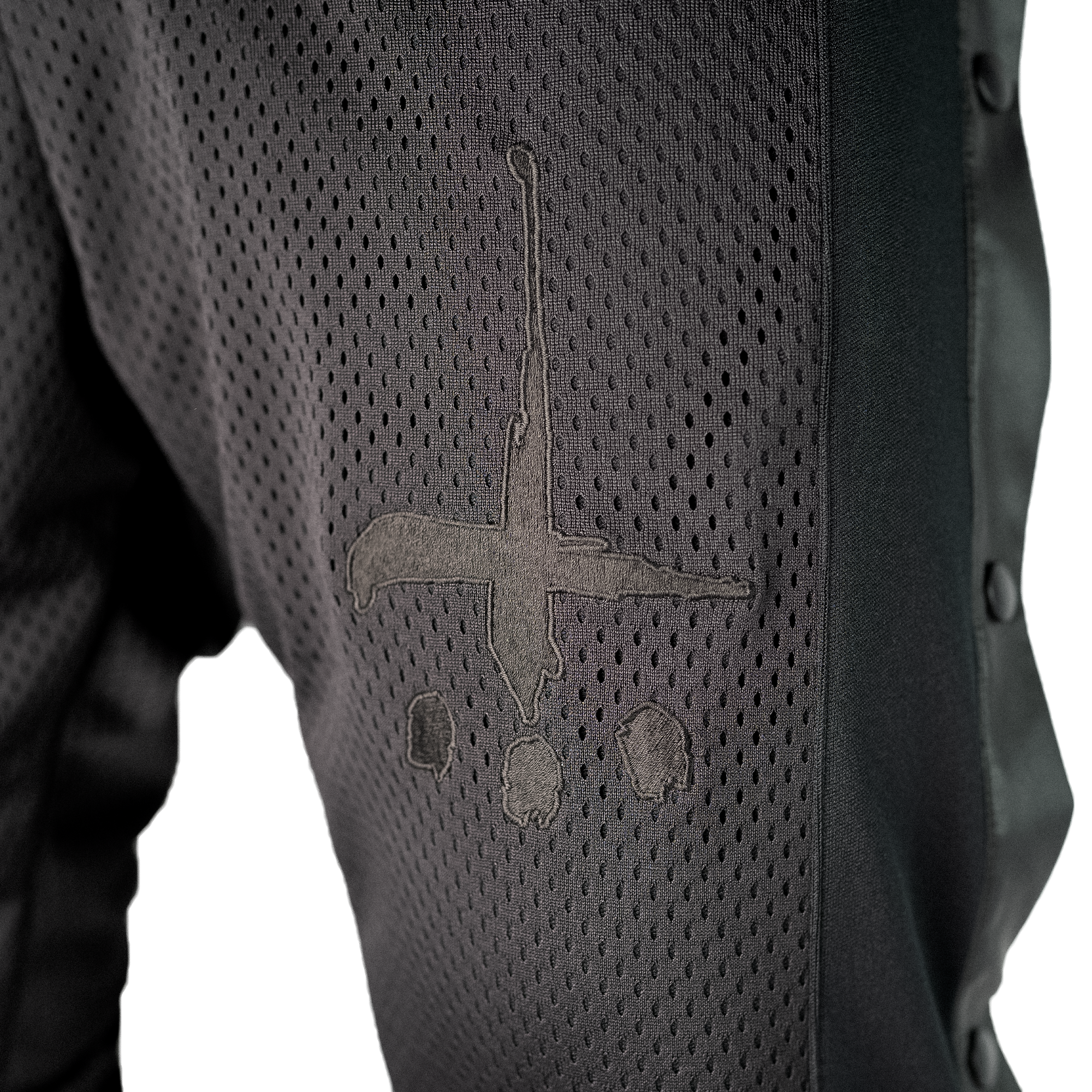 Vegan Leather Side Snap Pants