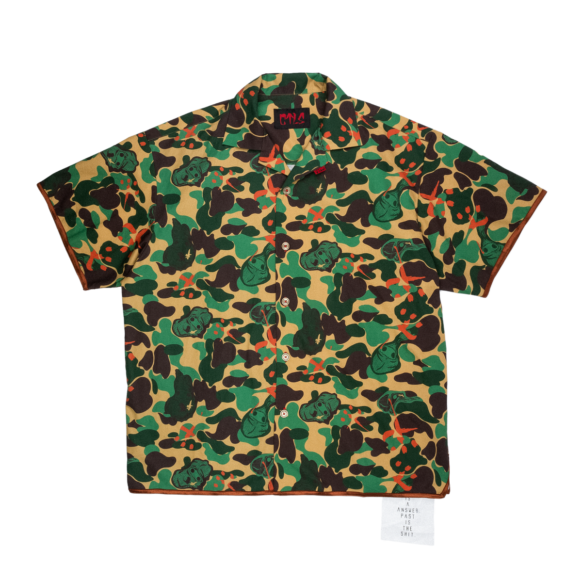 "CREW" Camo Short Sleeve Shirt